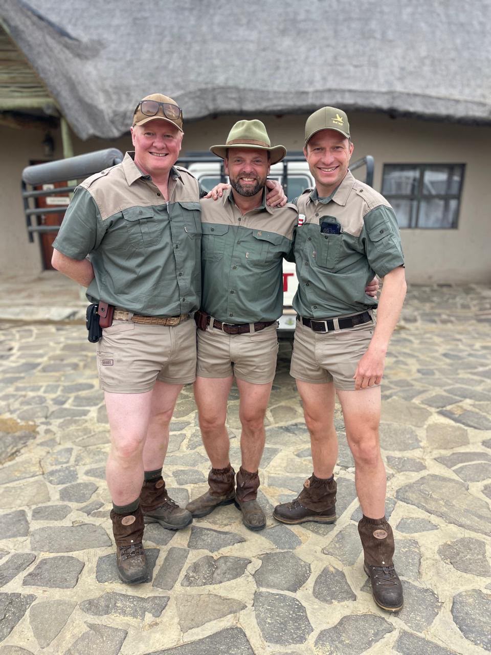 Hunting party from Skel.dk, Denmark, at GO Safaris